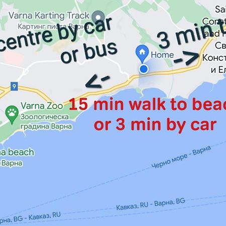 Villa Residence, Free Parking, Pets Friendly 瓦爾納 外观 照片